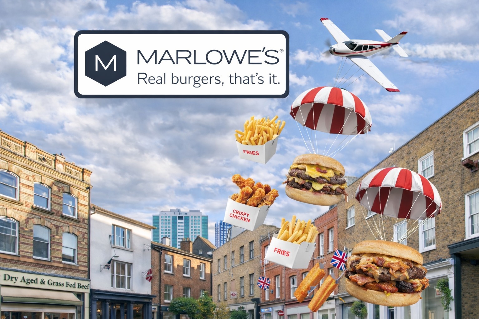 Marlowe's - Real burgers, that's it.
